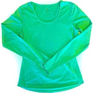Women’s Athleta Mint Green Long Sleeve Shirt, L